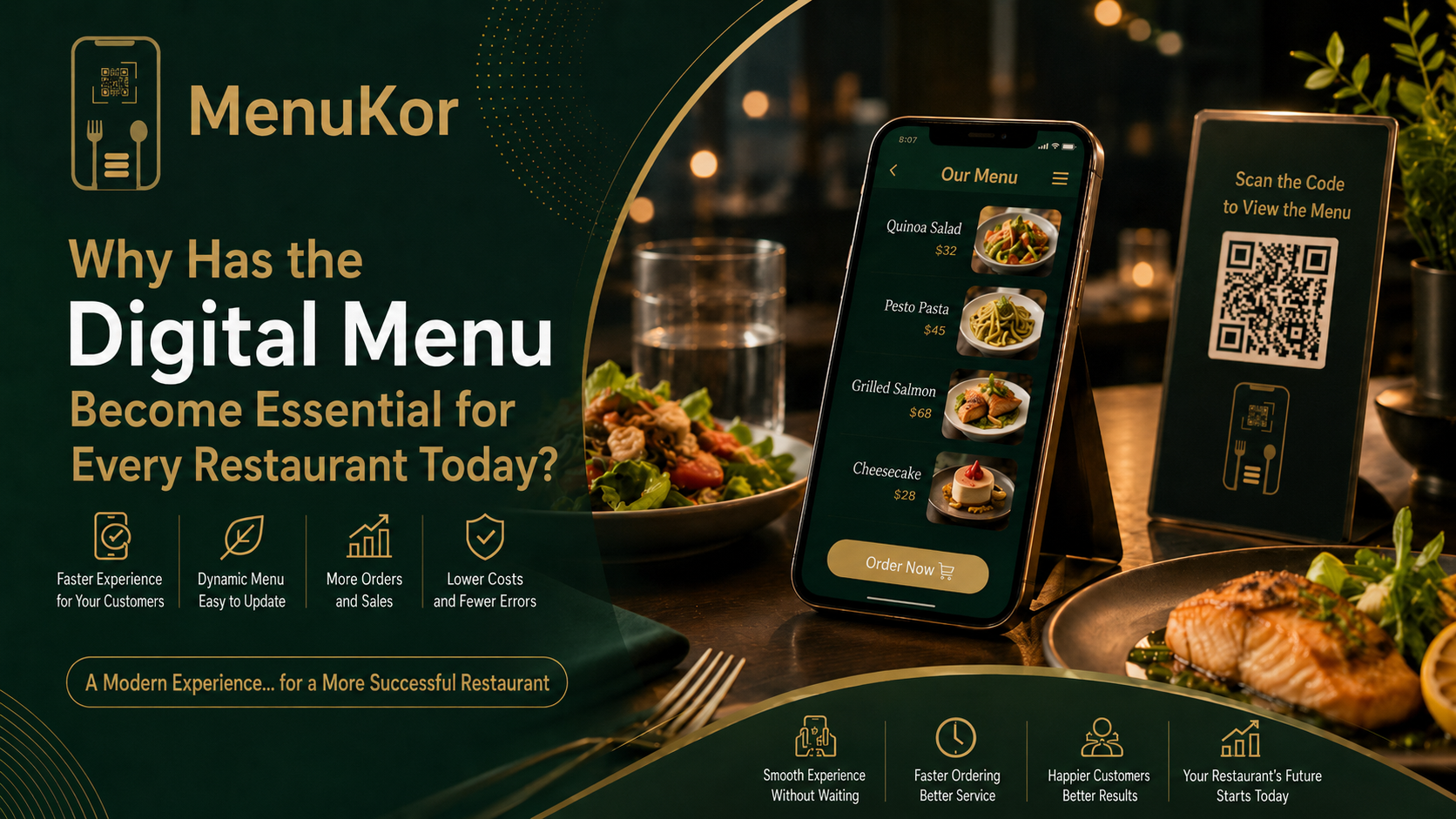 The Importance of Digital Menus for Restaurants Today: No Longer a Luxury, but a Necessity