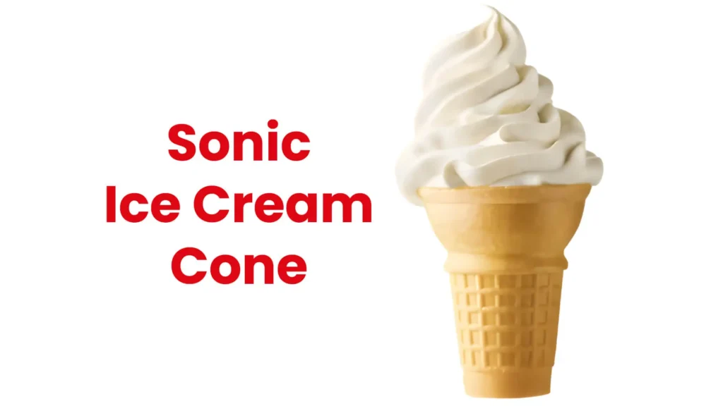 Sonic Ice Cream Cone