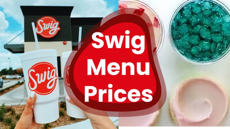 Swig Menu [All Latest Prices]